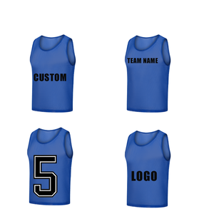 Ademend voetbal trainingsvest, voetbalhesjes, goedkope voetbalvesten, mesh voetbalvesten, voetbalbijen, voetbalshirts - Product Image 1