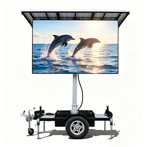 Pantalla LED móvil para publicidad exterior ST3 P3 P4 P5 con energía solar, para campañas públicas en carreteras. - Product Image 1