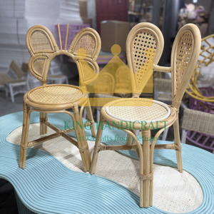 Silla de ratán para niños hecha a mano, duradera, ligera, respetuosa con el medio ambiente, muebles para boda, fiesta, evento, decoración, proveedor al por mayor - Product Image 6