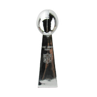 Trophée de football du Super Bowl, Coupe Vince Lombardi, personnalisable, gravée, plaquée or, cristal, cadeau d'affaires, plaque et médaille