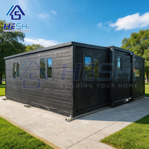 Casa Contenedor Prefabricada Expandible de 40 Pies x 20 Pies con Panel Solar, 1, 2, 3, 4, 5 Dormitorios, Baño Moderno, Casa Modular tipo Cabaña - Product Image 2