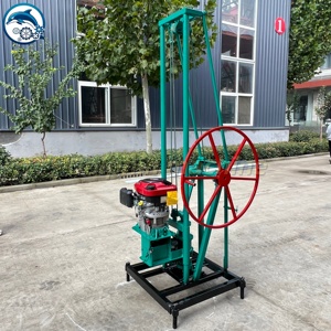 Machine de forage de puits portable Huayu Well Machine, alimentée à l'essence, pour puits d'eau, profondeur 80m, diamètre de forage 80-350mm, facile à utiliser - Product Image 5