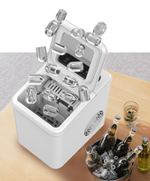 Panneau de commande tactile domestique UV populaire 1.4L réservoir d'eau 80W machine à glaçons de comptoir