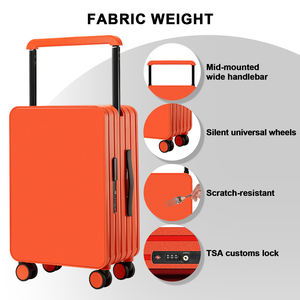 Ensemble de valises à roulettes de luxe ODM avec poignée large, 20 pouces, en polycarbonate épaissi, cadre en aluminium, imperméable, durable, pour les voyages de week-end - Product Image 2