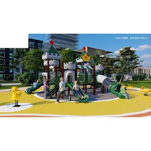 Équipement <span class=keywords><strong>de</strong></span> terrain <span class=keywords><strong>de</strong></span> jeu extérieur commercial personnalisable du fabricant chinois Ensembles <span class=keywords><strong>de</strong></span> jeu amusants sûrs Vente-Thèm - Product Image 3