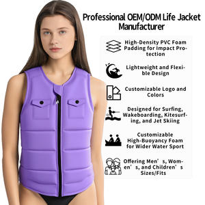 Gilet personalizzato Comp Neoprene impatto per adulti Sport acquatici Jet Boat sci Kiteboarding surf giubbotto <span class=keywords><strong>di</strong></span> salvataggio EPE materiale in schiuma - Product Image 2