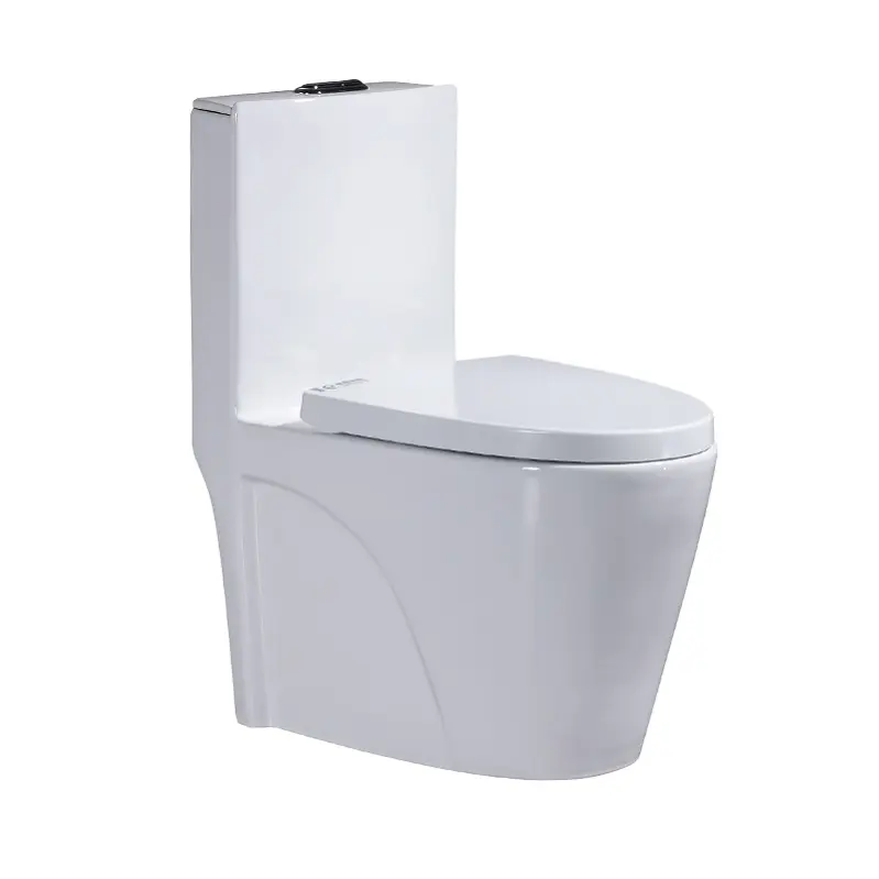 Elegantes Design Einteilige Keramik Sanitär keramik Washdown Toilette Boden montierte Toiletten schüssel