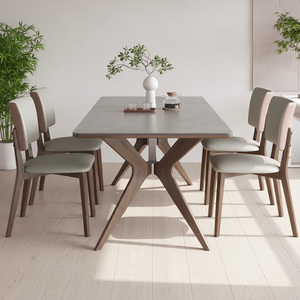 <span class=keywords><strong>Table</strong></span> à dîner rectangulaire extensible moderne et durable Wayon en bois avec base robuste pour restaurants haut de gamme - Product Image 3