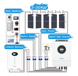 SNADI AS-IP54 MPPT <b>Solar</b> Power Storage System 5-20KW Home Use Lithium-Ion/Lead-Acid <b>Battery</b> Full Set <b>Kit</b> - Product Image 5