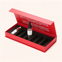 Boîte d'emballage personnalisée pour flacon de parfum de 2 ml, 3 ml, 5 ml et 10 ml, boîte d'emballage magnétique pour échantillon de parfum avec doublure en EVA