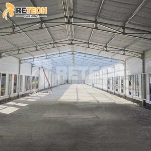 Retech-estructura de acero prefabricada, edificio de granja de pollos, casa de aves de corral para <span class=keywords><strong>10000</strong></span> pájaros - Product Image 3