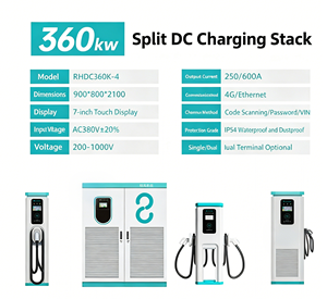 <span class=keywords><strong>Borne</strong></span> <span class=keywords><strong>de</strong></span> <span class=keywords><strong>recharge</strong></span> rapide DC intelligente 240/360/480 kW à refroidissement liquide avec interface GB/T et entrée AC 380V pour véhicules à énergie nouvelle - Product Image 2