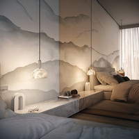 Lámpara de Noche para Dormitorio, Lámpara Colgante de Alabastro Español Blanco con Base de Latón Macizo, para Isla de Cocina, Hotel, Lámparas Colgantes de Piedra de Mármol