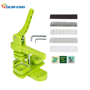 Mới nhất vuông 50x50 mét nút từ Maker DIY tùy chỉnh Pin huy hiệu Máy ép - Product Image 1