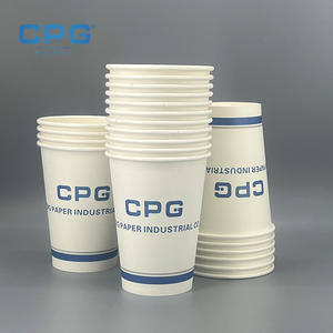 Vasos de Papel Personalizados al por Mayor de Fábrica, Vasos de Papel para Café de 4oz, 8oz, 12oz, 16oz, Vasos de Papel Desechables - Product Image 1