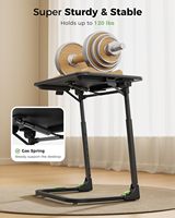 Klappbarer Beistell tisch Höhe & Neigung Verstellbar Robustes TV-Tablett Tische Multifunktions-TV-Tabletts zum Essen Arbeiten