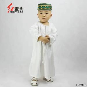 Ropa Tradicional Infantil 2025, Túnica Antiestática de Dubái para Niños Árabes de Omán, para el Ramadán - Product Image 1