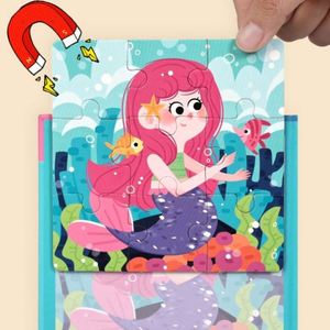 Juegos para Niños Pequeños, Granja de Animales, Rompecabezas Magnéticos con Temática de Niñas Bonitas, Juguetes de Viaje para Niños - Product Image 5