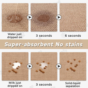 Tapis pour animaux de compagnie Hengai 35x50cm, antidérapant, absorbant, tapis d'alimentation pour chien - Product Image 4