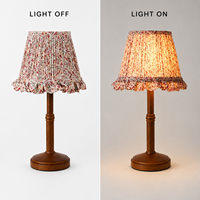 Lampe de table en bois de style japonais, fraîche et romantique, avec motif de fleurs roses, pour salon, chambre à coucher, bureau, lampe haut de gamme