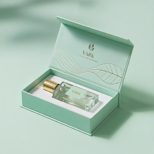 Luxury Custom Perfume Bottle <b>Box</b> Eco-Friendly Rectangle Cardboard Packaging Gold Foil Logo Magnetic Closure Reusable Design UV - Product Image 3