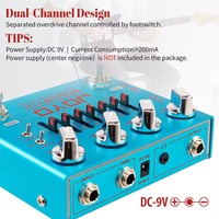 Pédale de préampli basse JOYO R-26 Monomyth avec canal Overdrive, égaliseur graphique 6 bandes, son analogique réaliste, effet pour guitare métallique