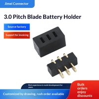 JME 고전류 30mm 피치 블레이드 배터리 커넥터 소켓 싱글 핀 (15A) 2-14 핀 OEM 맞춤 제작 가능