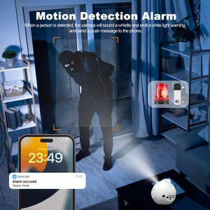 Thông minh Pet <span class=keywords><strong>Robot</strong></span> máy ảnh laser không dây trêu chọc 4MP ai tự động theo dõi máy ảnh app điều khiển từ xa <span class=keywords><strong>Camera</strong></span> An Ninh với Tumbler thiết kế - Product Image 5