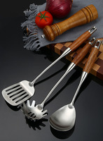 LEYI Ensemble d'ustensiles de cuisine en acier inoxydable, outils de cuisine et gadgets de vente en gros