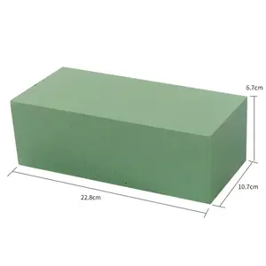 Wholesale factory price latest high density easy to absorb green floral foam