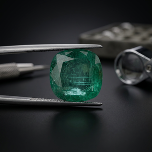 Esmeralda Verde Corte Cojín, Piedra Suelta de 7.86 CTS, Gema Natural de Esmeralda para Joyería, Piedra para Fabricación de Joyas, Proveedor Mayorista de Gemas Finas M/S - Product Image 6