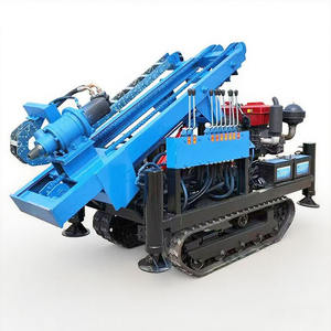 Madencilik dizel motor Powered için yüksek beygir gücü hidrolik fotovoltaik küçük sondaj kulesi aşağı-delik delme makinesi - Product Image 6