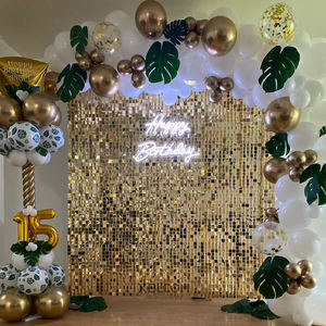 Autocollants muraux 3D en cristal, 10 pièces, 30x30cm, panneau mural d'art 3D, <span class=keywords><strong>peinture</strong></span> de tissu, miroir, marque de décoration pour mariage, fête d'anniversaire - Product Image 2