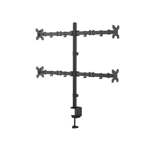 Wholesale Gaming Four Quad Computer Monitor Clamp Arm Stand