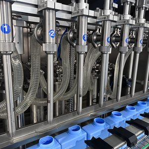 Đầy đủ dòng giải pháp Nhà cung cấp hoàn toàn tự động tuyến tính Piston chất tẩy rửa chất lỏng phụ xà phòng dầu gội chất tẩy rửa máy chiết rót - Product Image 6