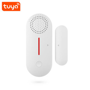 Sensor de Puerta y Ventana WiFi Tuya con Control Remoto, Detector de Contacto Magnético para Puerta con Alarma de 90dB, Compatible con la Aplicación Smart Life, PST-AW301 - Product Image 1