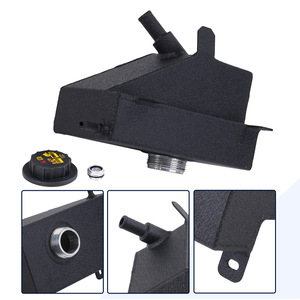 Depósito de refrigerante de aluminio negro para Ford Mustang 5.ª generación 3.7L, tanque de expansión con junta y montaje atornillable - Product Image 4