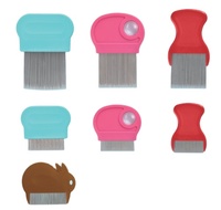 Prix de gros Peigne en métal pour tête d'animal de compagnie Terminator Anti Nit Acier inoxydable Yuyao Sûr et beauté Peigne à poux Usine