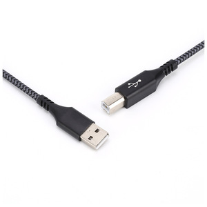 Lung Kay <b>Usb</b> <b>2.0</b> Printer <b>Cable</b> Am To Bm Tinned Copper Black Square Connector Data <b>Cable</b> - Product Image 5