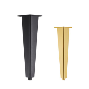 Aluminum Alloy Furniture Legs 8cm 10cm 12cm 15cm 18cm 20cm 25cm 30cm <b>Matte</b> <b>Black</b> Bright Gold Cabinet Hardware Minimalist Design - Product Image 3