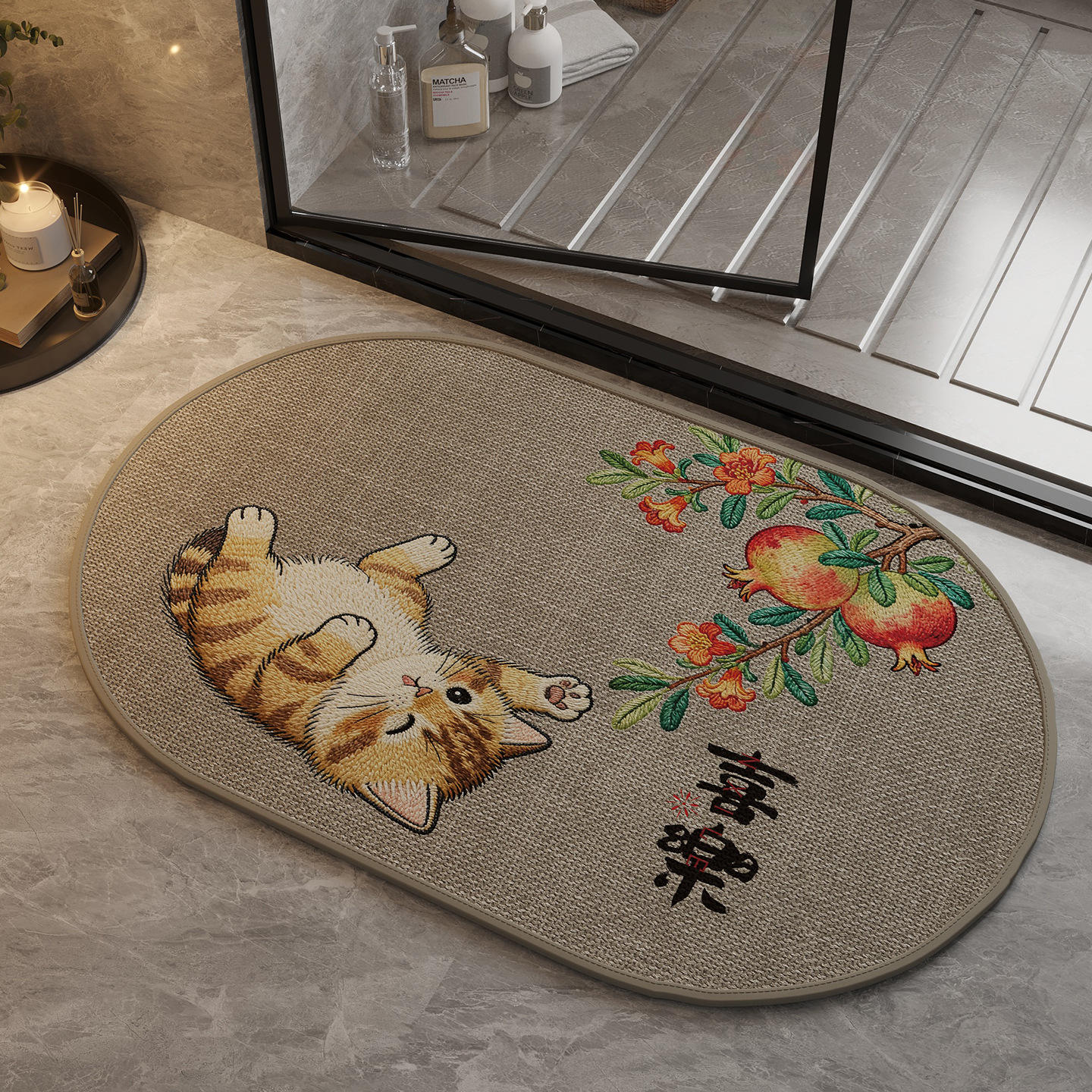 ทับทิมเหมียวฟัน - ทรงรี