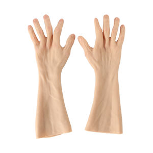 Gants en silicone réalistes 45cm Long Arm Male Youth Silicone Hand Props pour Cosplay, Stage Show, <span class=keywords><strong>Film</strong></span> et Photographie - Product Image 2