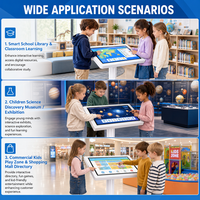 Table tactile interactive intelligente pour enfants : jeux éducatifs, découverte de la bibliothèque et activités d'apprentissage en groupe
