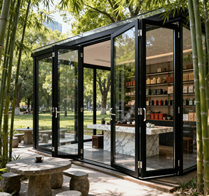 <span class=keywords><strong>Porte</strong></span> <span class=keywords><strong>de</strong></span> <span class=keywords><strong>garage</strong></span> robuste en alliage d'aluminium à double battant inclinable avec inserts <span class=keywords><strong>de</strong></span> fenêtre amovibles pour usage extérieur, garantie 5 ans - Product Image 2