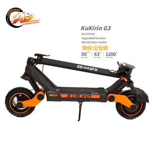 Trottinette Électrique Pliable EU G3 1200W avec Moteur Arrière Intégré, Freins <span class=keywords><strong>à</strong></span> Disque Doubles, Pneus, Capteur Électronique et Étanchéité - Product Image 1