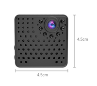 GBE Sport Cam-06 Mini caméra WiFi sans fil 1080P avec vision nocturne pour la photographie d'action et de sport en intérieur et en extérieur