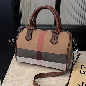 Sacs à main décontractés pour femmes tendance, sacs à main de luxe, toile, fermeture à glissière, doublure en polyester imperméable de haute qualité - Product Image 1