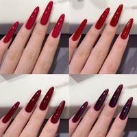 HEMA FREE DannyColl 30 Couleurs Collection Rouge Kit de Vernis Gel Marque Privée Vente en Gros Vernis à Ongles Gel Fête de Noël Logo Personnalisé