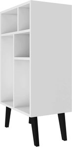 Comfort Warren <strong>Mid</strong> <strong>Century</strong> Modern <strong>Bookshelf</strong>, Shelves with Different Shape and Size, Closed Back Design, Perfect Bookcase - Product Image 5