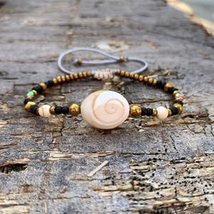 Bracelets de coquillages île <span class=keywords><strong>égée</strong></span> coquillage charmes bracelets de plage grecs mariage d'été bijoux bohème - Product Image 6